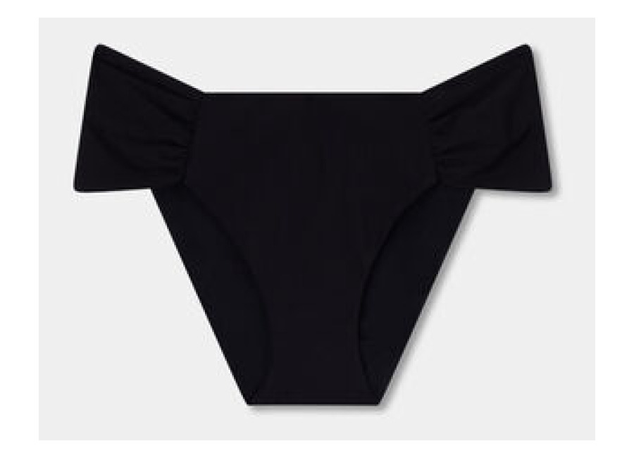 Calzedonia Braguita con Drapeado Bikini Premium Fit Mujer Negro Tamaño
