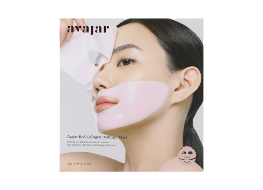 avajar Red Collagen Hydrogel Mask – 5pieza