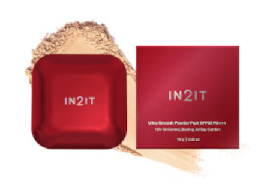 IN2IT Ultra Smooth Powder Pact SPF35 PA+++ – 10g – 3N Neutral Tan