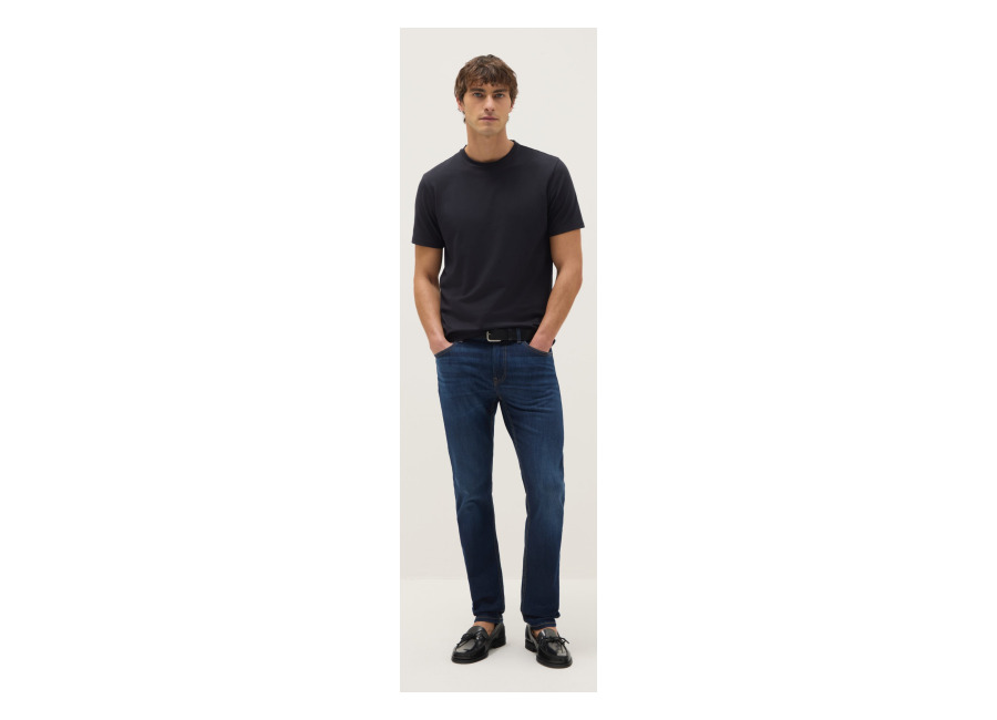 Ovs Vaqueros Ajustados De Algodón Elástico Azul, Hombre, Azul oscuro, Talla: 44