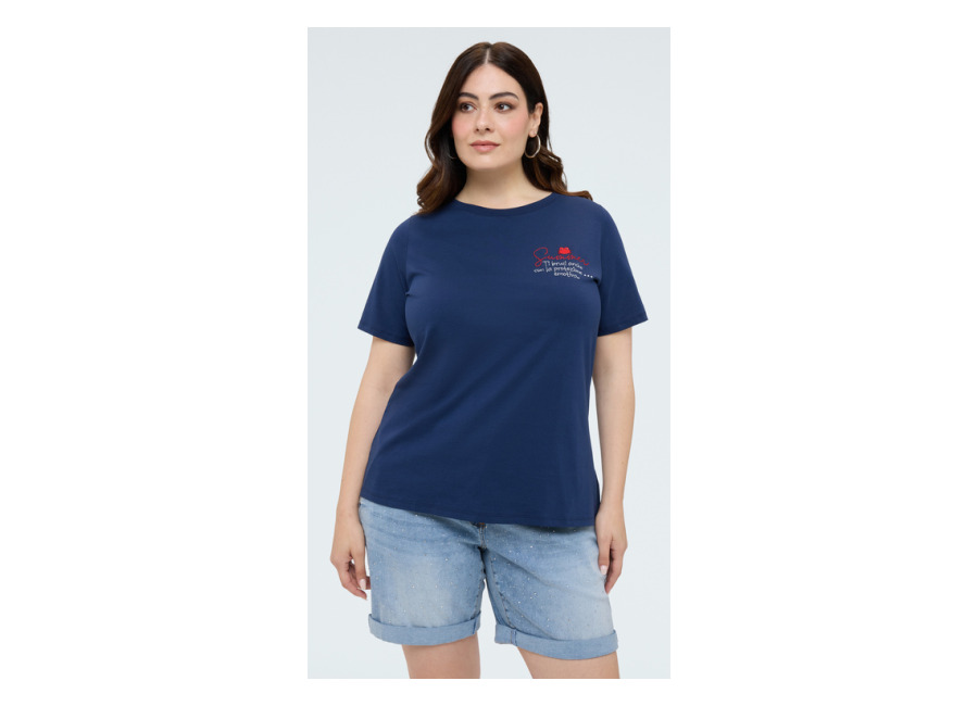 Fiorella Rubino Camiseta de algodón con estampado
