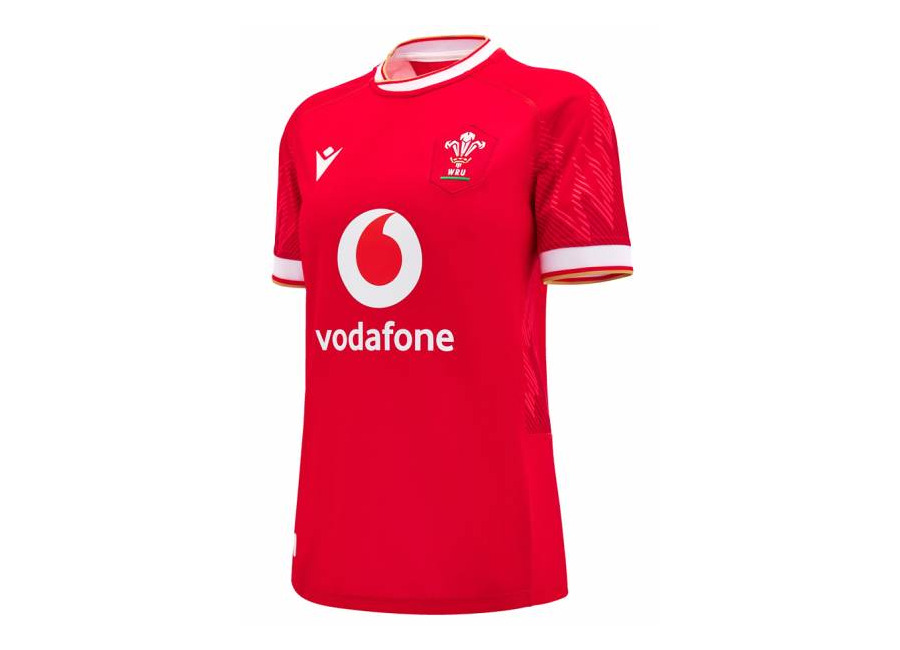 Macron Selección de rugby de Gales WRU macron Rugby 6 Naciones Mujer Camiseta de primera equipación 60004637
