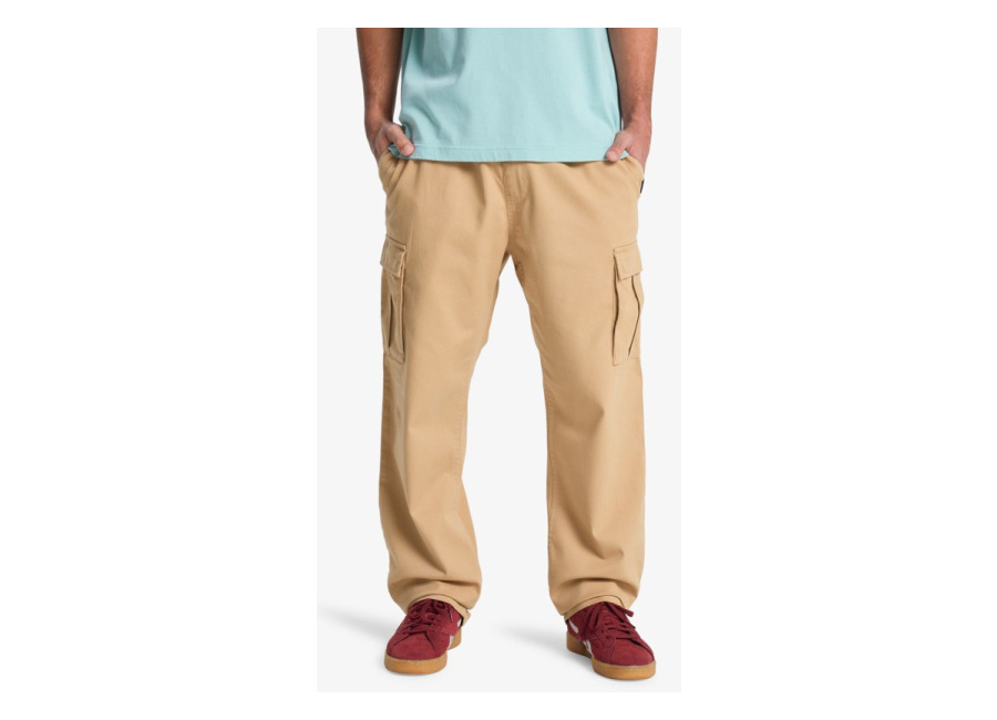 Quiksilver – Taxer Regular – Pantalón cargo Beige hombre