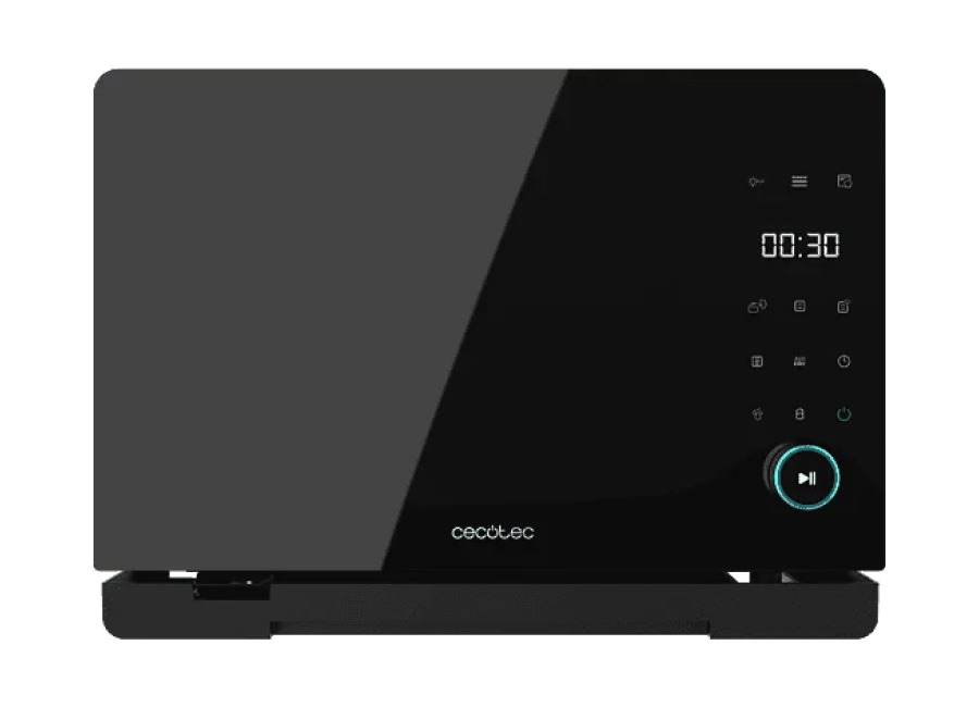 Cecotec Horno de vapor – Cecotec Bake&Steam 4000 Combi Gyro Advance, 3 en 1, 40 L, 2400 W, Freidora aire, Convección, 8 funciones, Rustidor, Negro