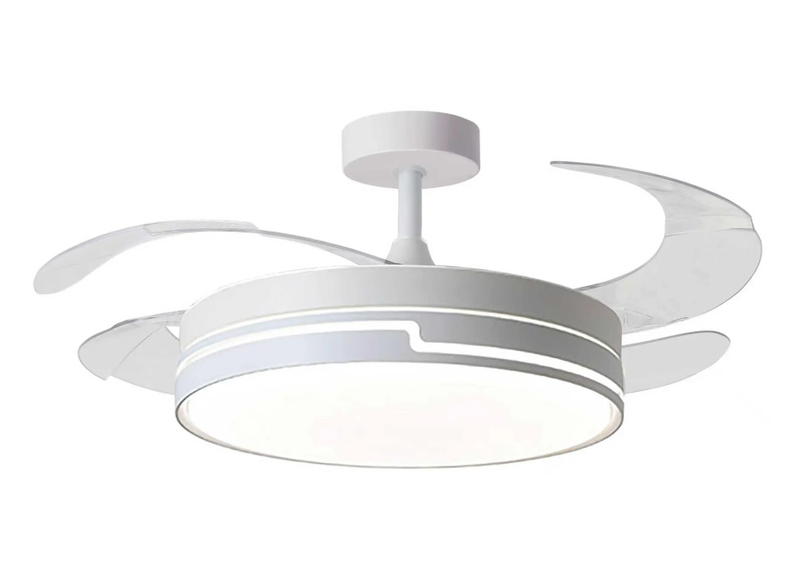 BEL AIR HOME – Ventilador de Techo ROBIN con Luz LED Personalizable y Motor DC Eficiente