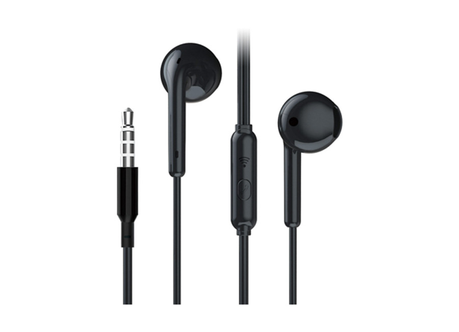 Auriculares con Cable Jack 3.5mm Semi in-ear EP1782 Unico Negro (2)