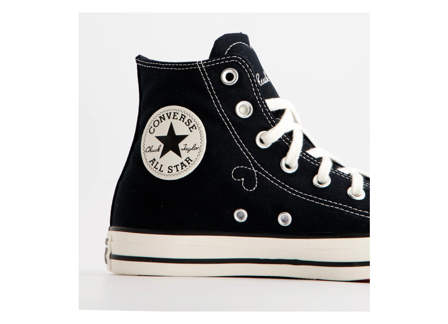 Converse Chuck Taylor All Star – Zapatillas abotinadas con charms, 36