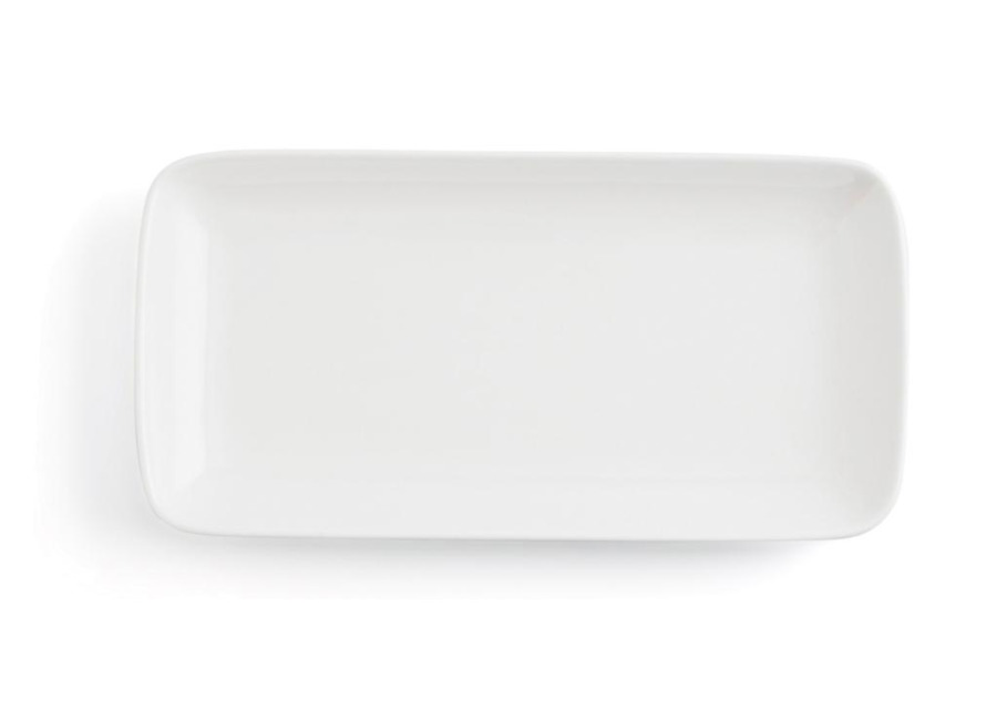 Ariane Fuente rectangular porcelana 28x14cm blanco Vital Coupe Ariane