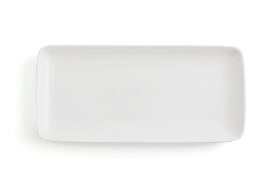Ariane Fuente rectangular porcelana 36×16,5cm blanca Vital Coupe Ariane