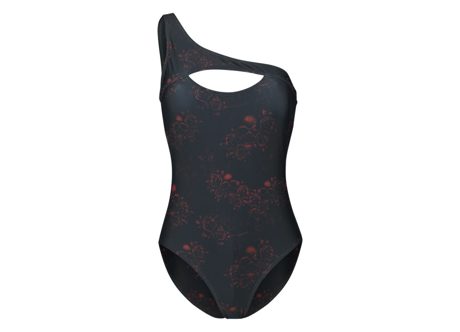 Black Premium by EMP Bañador de Black Premium by EMP – Asymmetric Swimsuit – S XL – para Mujer – Negro