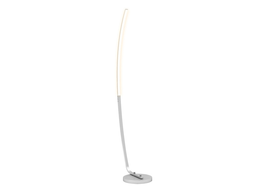 Lámpara HOMCOM con base para salón, lámpara LED de estilo contemporáneo con 3 niveles de brillo,…