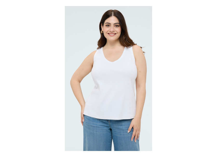 Fiorella Rubino Top de punto con escote en V