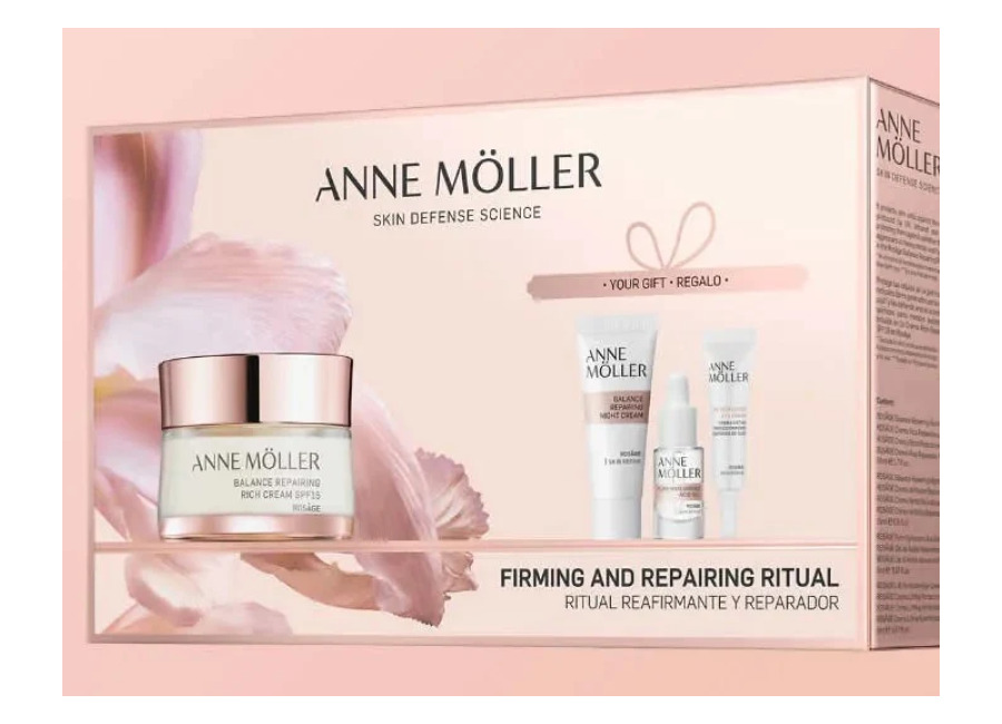 Anne möller Rosage Crema de Día Rica 50 ml Set 4 Piezas – Crema Facia
