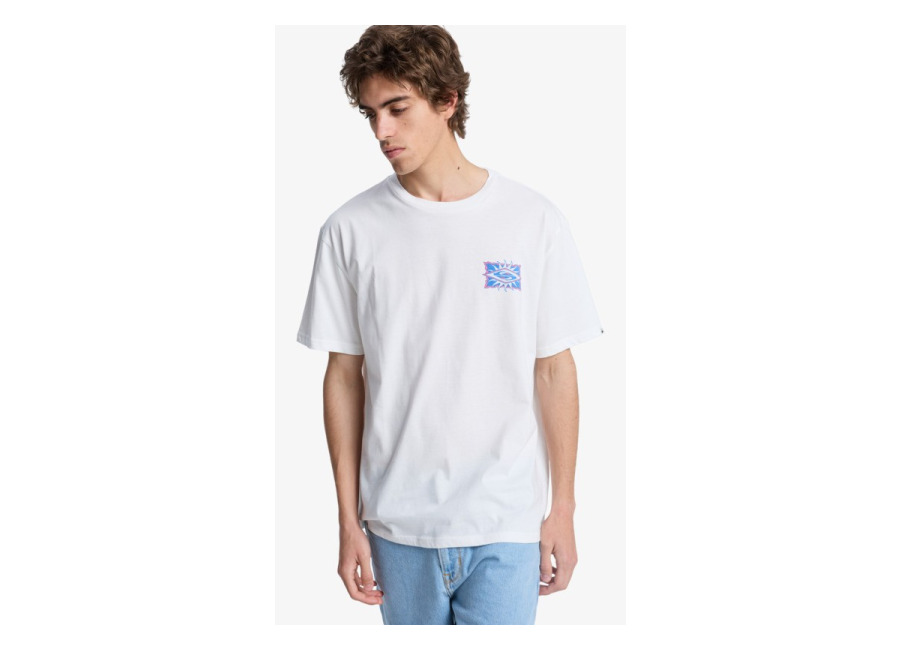 Quiksilver – EV Starfish Stamp – Camiseta de manga corta Blanco Hombre