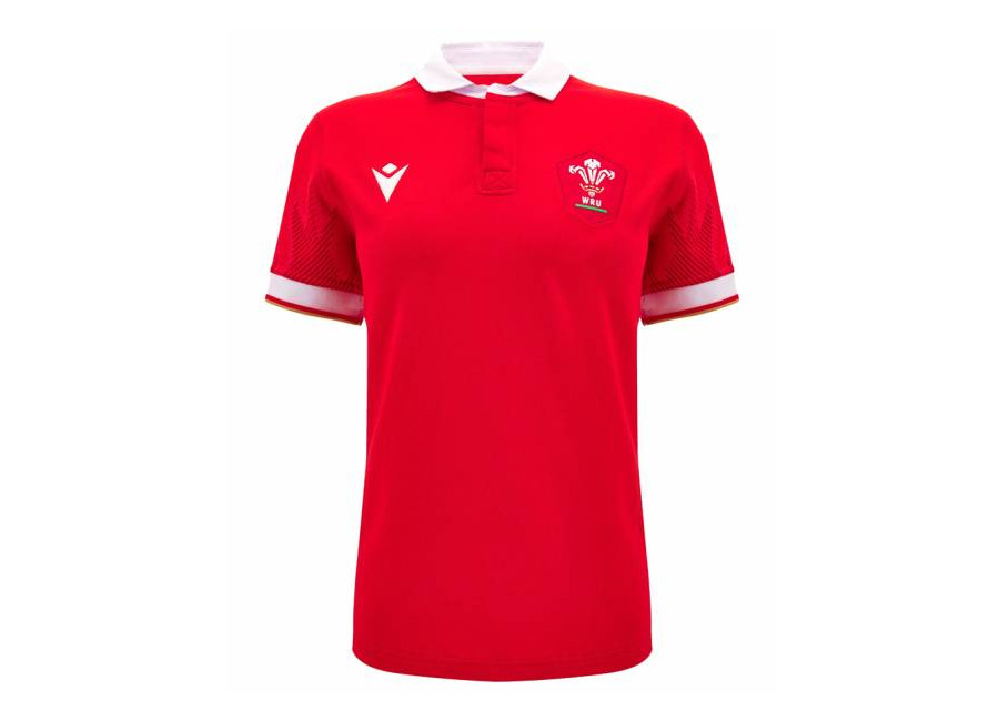 Macron Wales WRU macron Rugby Mujer Camiseta de primera equipación 60004638