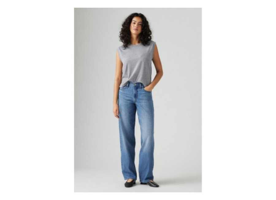 Levi’s para mujer. A3494-0057 Jeans Baggy Dad azul (29/30), Casual, Algodón, Deni