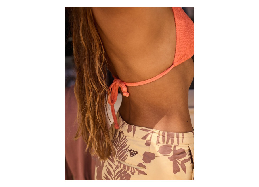 Roxy Sunset Memories Printed – Pantalón capri Amarillo Mujer