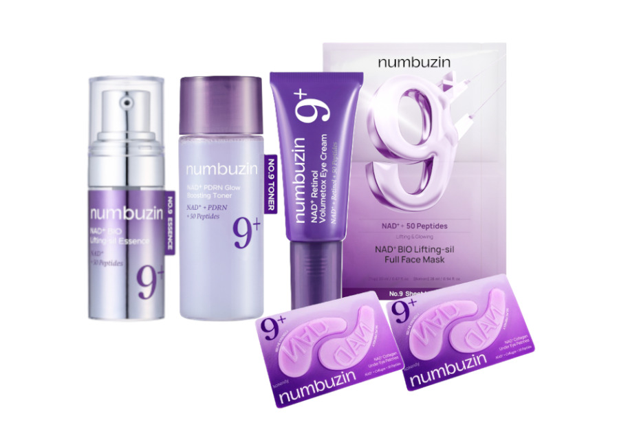 numbuzin No.9 NAD+ Skincare Vault Mini Kit (6 Items)