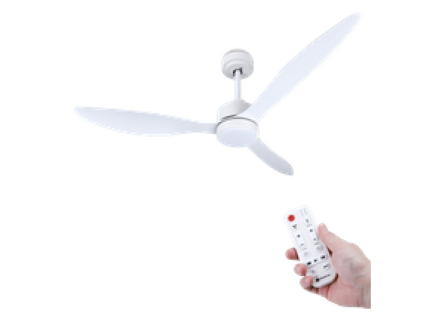 Aigostar Ventilador de Techo con Luz Silencioso 52″, Motor DC Reversible 40W, Mando a Distancia, 6 Veloci