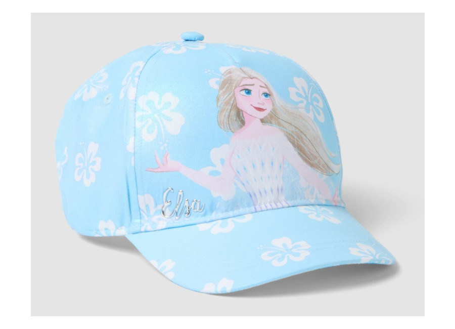 Disney Gorra De Béisbol Azul Para Niñas Con Estampado De Frozen, Niña, Azul claro, Talla: 54