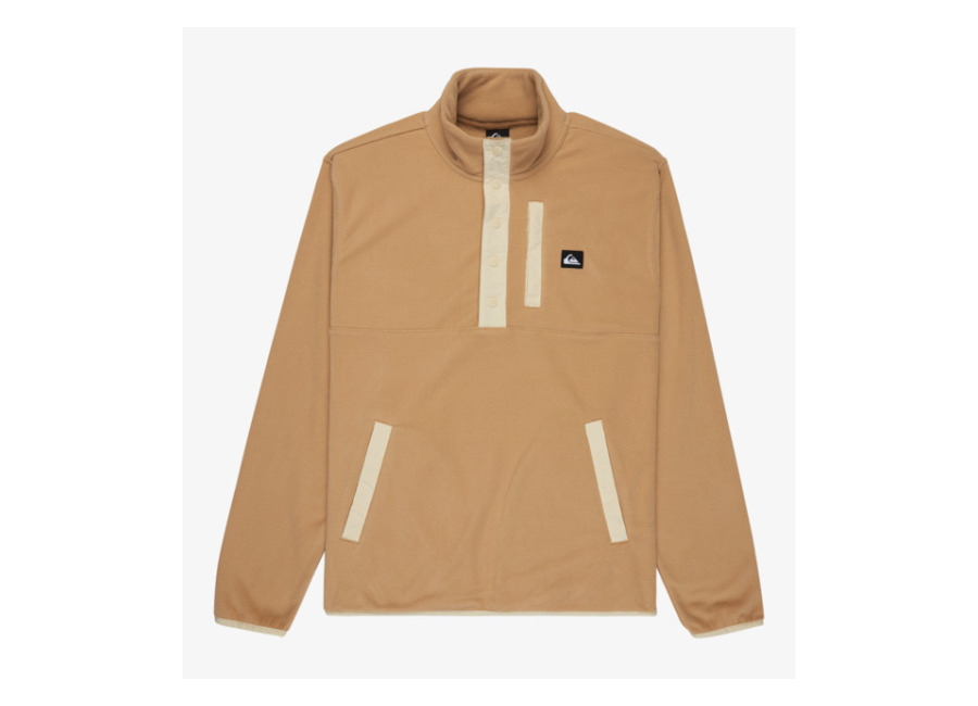 Quiksilver – No Destination Hs – Polar estampado Beige hombre