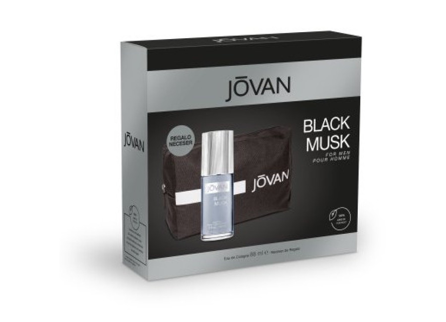 Jovan Man Black Musk Neceser + Eau de Cologne 88 ml – Jovan