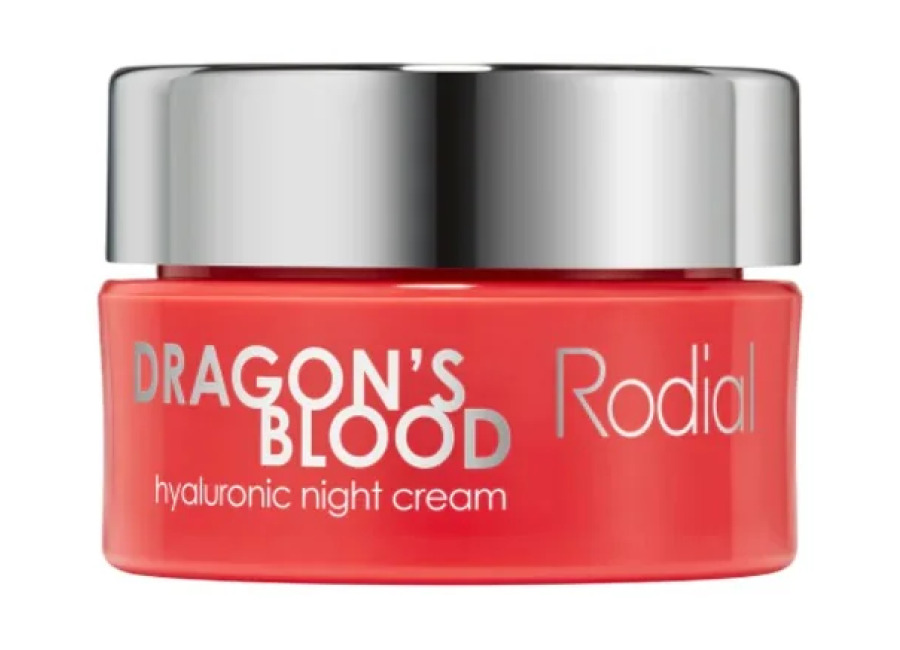 Rodial Crema hidratante de noche con hialurón, sangre de dragón, para el rostro, 10 ml.