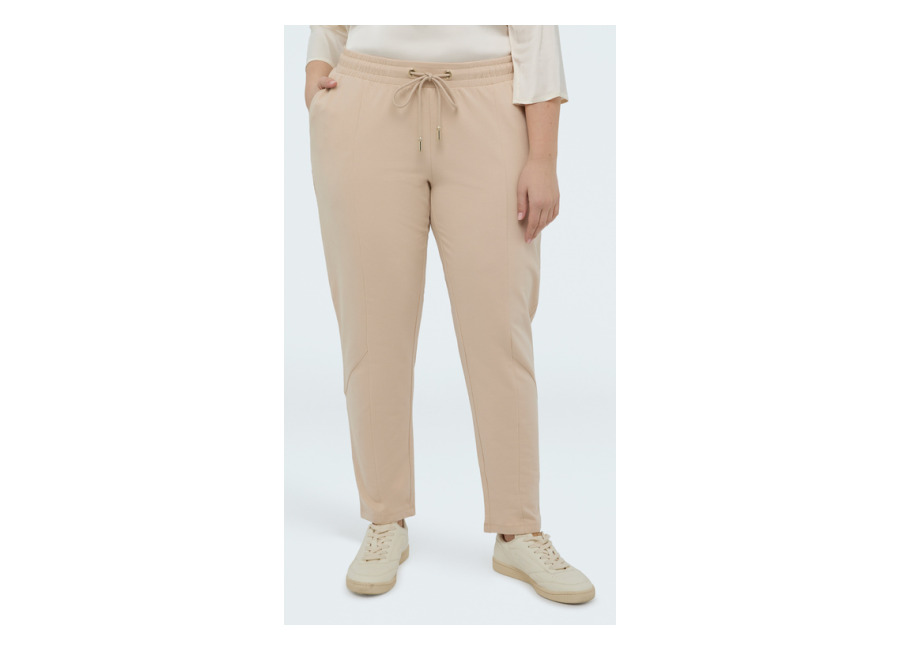 Fiorella Rubino Pantalones joggers de felpa con cordón