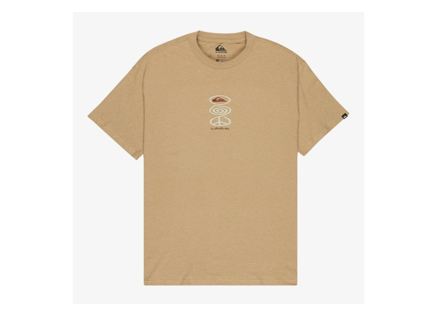 Quiksilver – Harmony Spiral – Camiseta de manga corta Beige Hombre