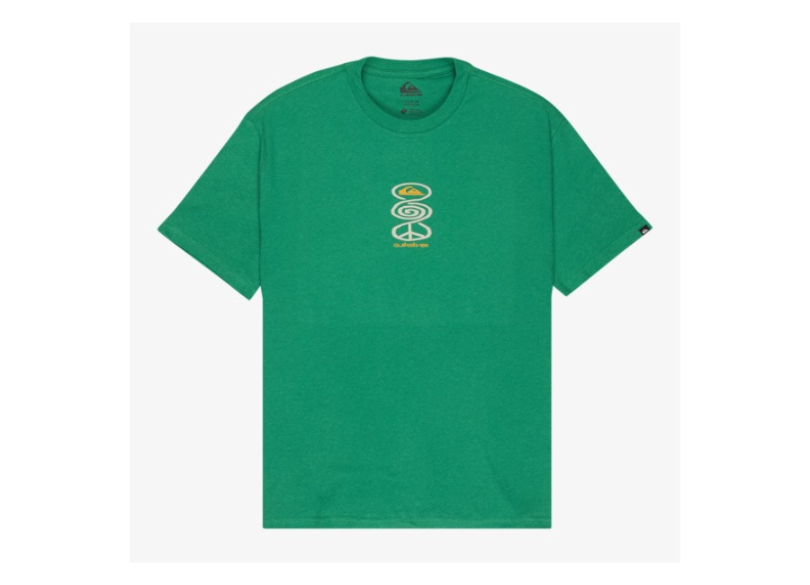 Quiksilver – Harmony Spiral – Camiseta de manga corta Verde Hombre