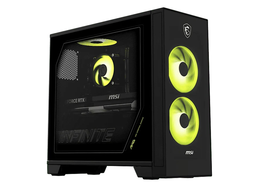 Msi PC gaming – MSI MAG Infinite S AI 2NVL5-017EU, Intel® Core™ Ultra 5 225F, 16GB RAM, 512GB SSD, GeForce RTX™ 5060, Sin sistema operativo, Negro