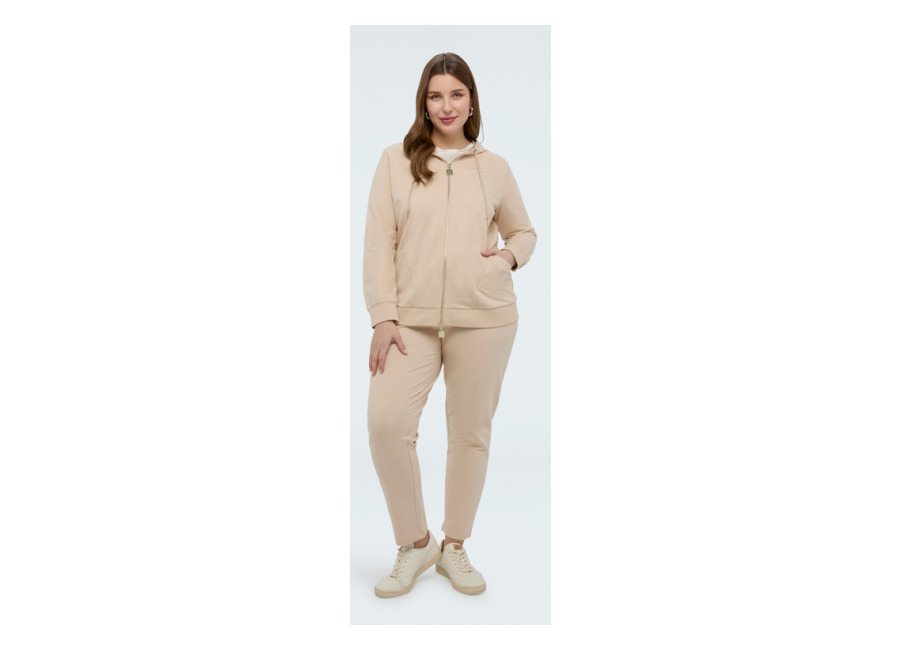 Fiorella Rubino Sudadera con capucha y cremallera