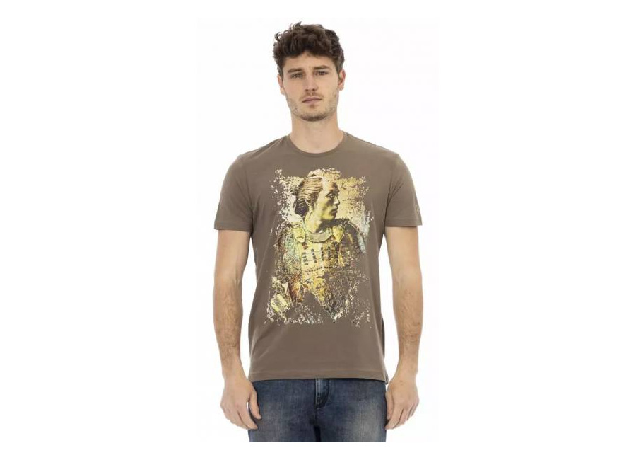 Trussardi Action Hombre Camiseta Marrón 2AT08F004