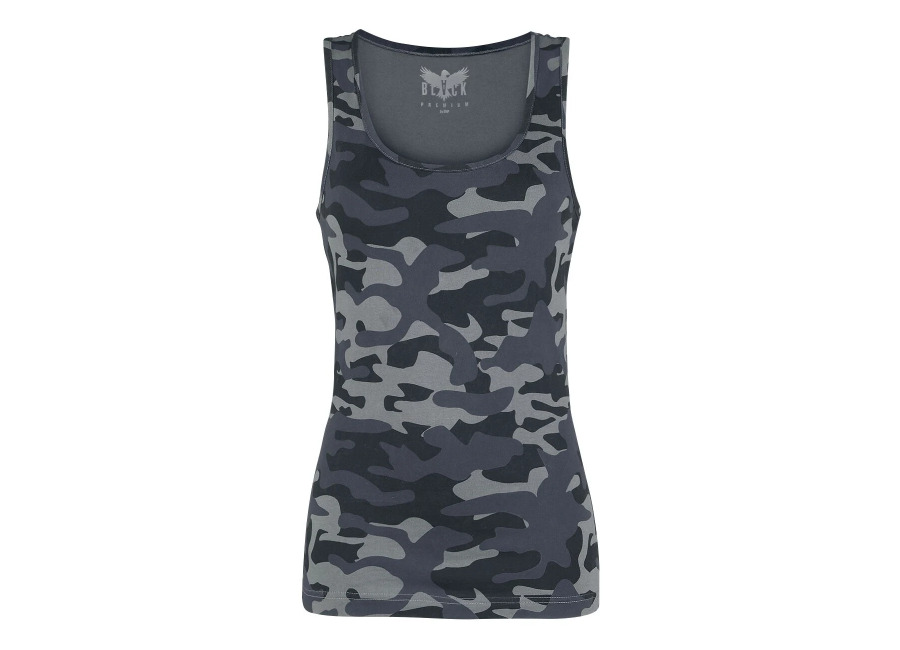 Black Premium by EMP Top de Black Premium by EMP – Back On Top – XS XXL – para Mujer – camuflaje