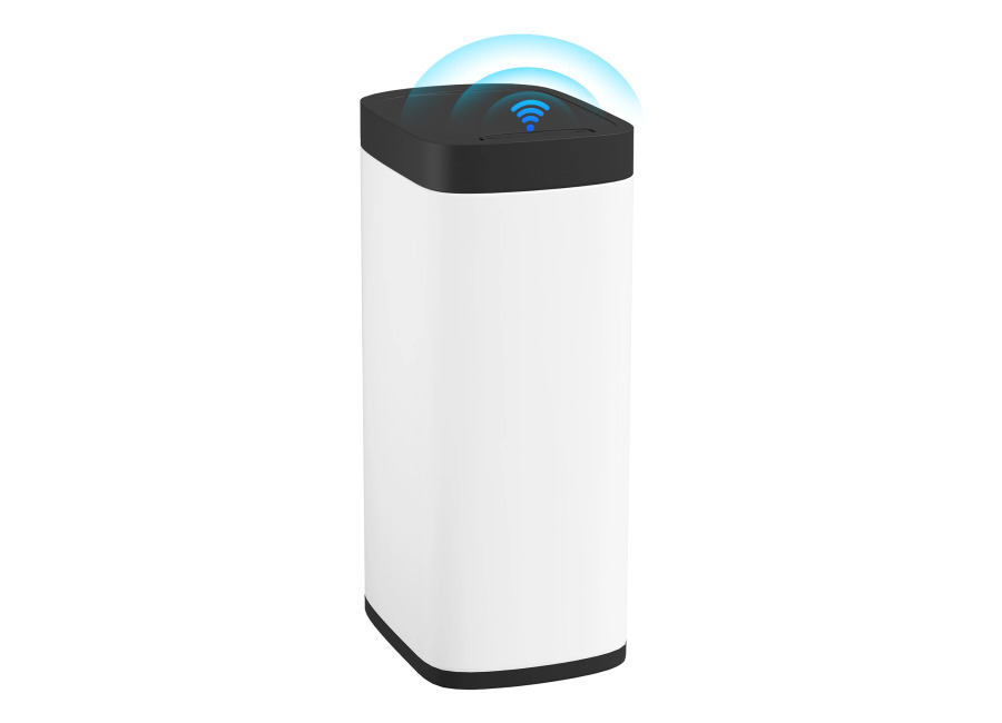 HOMCOM Cubo de basura automático para cocina 50L, cubo con sensor de movimiento sin contacto, sin…