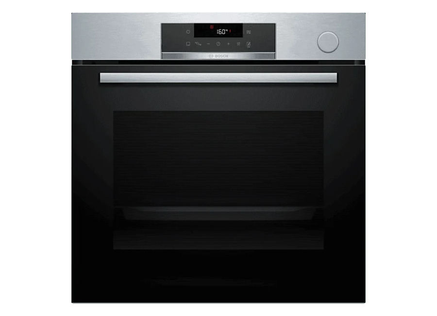 Bosch Horno a vapor – Bosch HRG572ES3,Serie 4, Multifunción, Pirolítico y por agua, Función Vapor añadido, AirFry, Inox