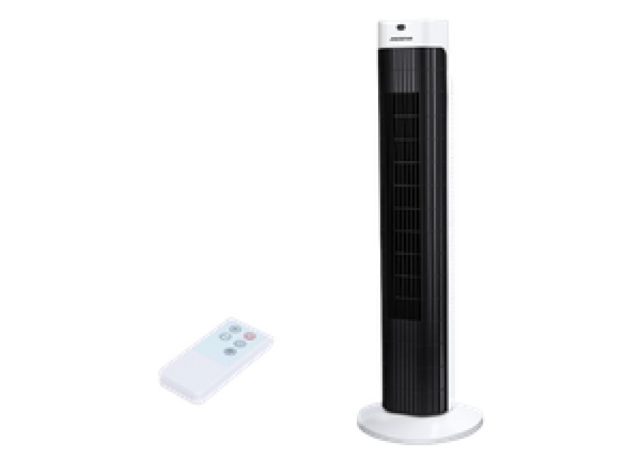 Aigostar Ventilador de Torre con Mando a Distancia, Oscilación 85°, Temporizador 7,5H, Ventilador Silenci