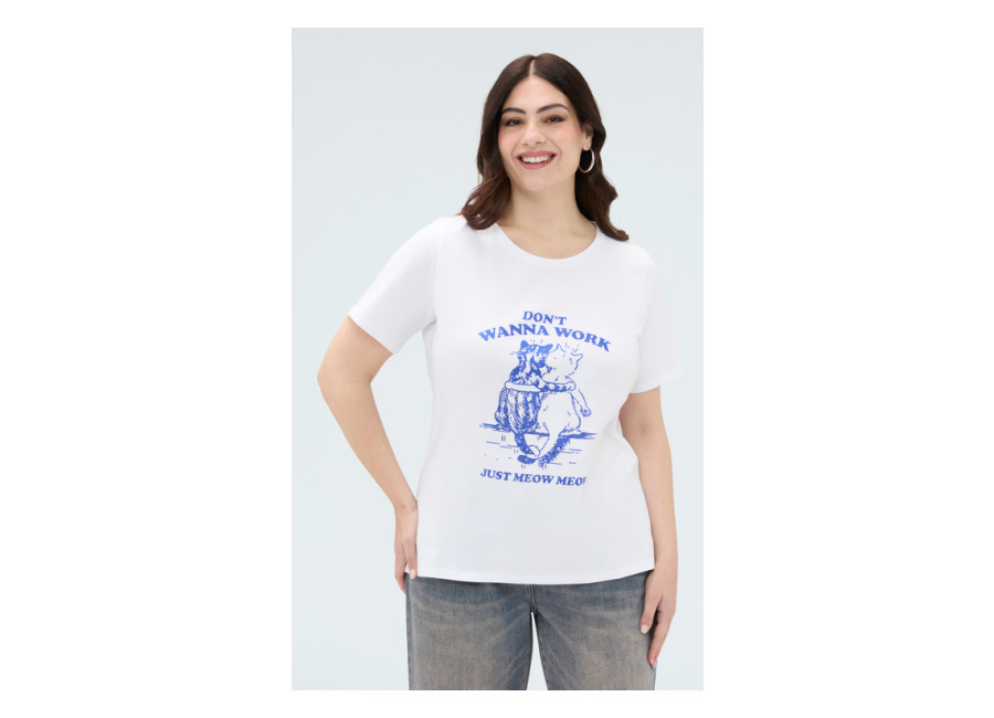 Fiorella Rubino Camiseta de algodón con estampado