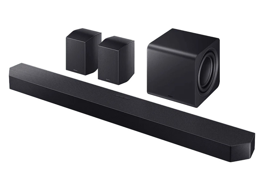 Samsung Barra de sonido – Samsung HW-Q990F/ZF, Bluetooth, 756 W, Subwoofer y Dolby Atmos inalámbrico, 11.1.4 canales, WiFi, Negro Titanio