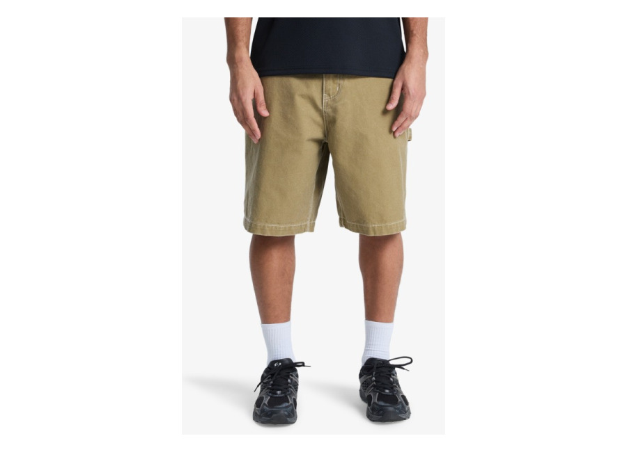 Quiksilver – Mercury Carpenter – Short en denim Beige Hombre