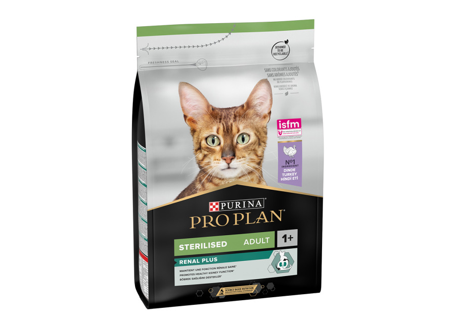 Pro Plan PURINA PRO PLAN Sterilised Adult Renal Plus pavo – 3 kg
