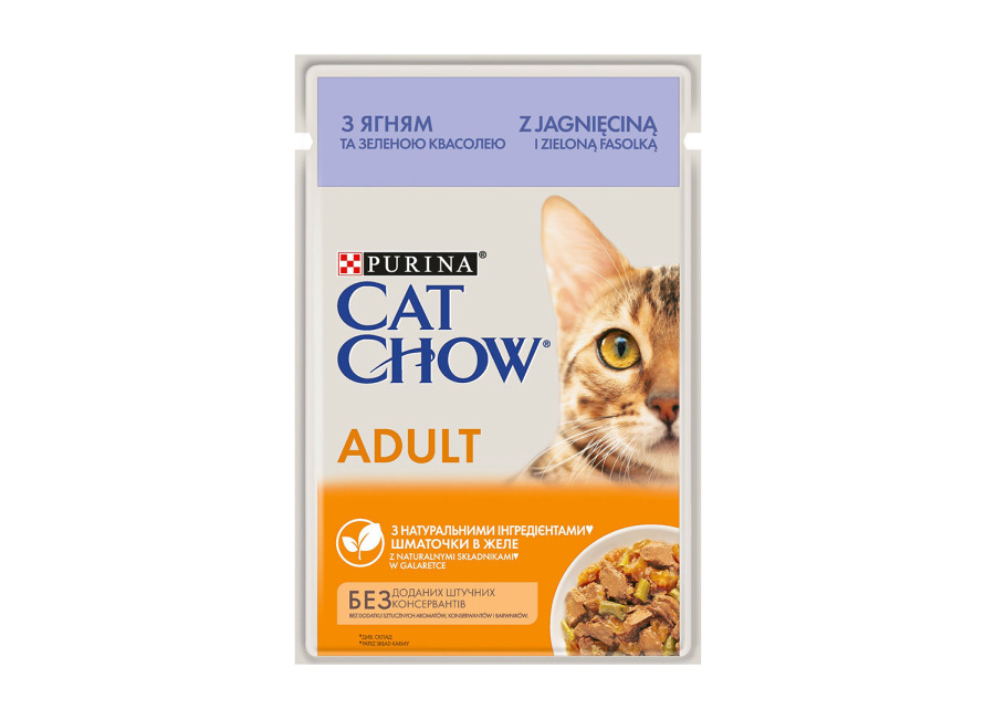 Cat Chow 26 x 85 g comida húmeda para gatos – Adult con cordero
