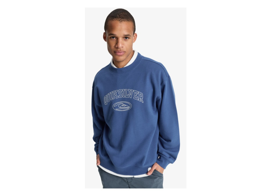 Quiksilver – New Iconic – Sudadera Azul Hombre