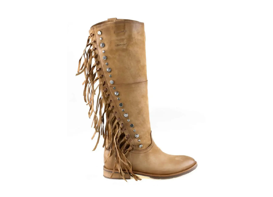 As98 Botas camperas de piel camel mujer ISOLA25 As98