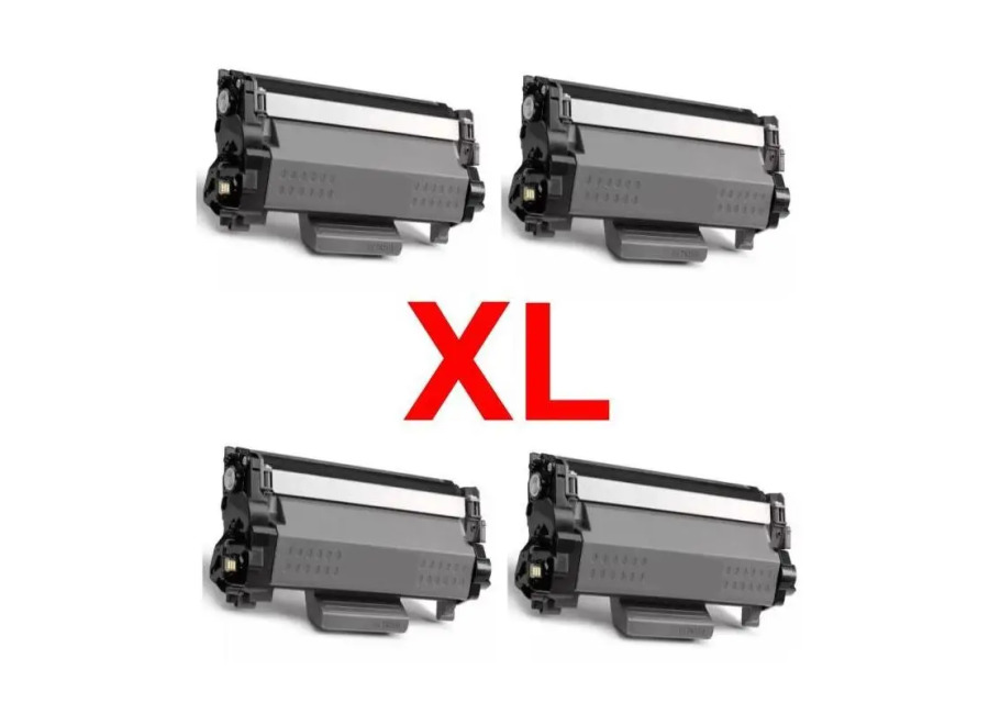 4 toner compatibles para Brother TN2510XL TN-2510 XL TN2510 XL alta capacidad