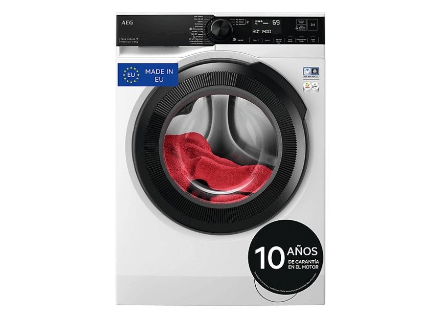 Aeg REACONDICIONADO Seminuevo Funcional Lavadora carga frontal – AEG , 10 kg, 1400 rpm, 12 programas, Función Vapor, Tambor Care, PreciseWash