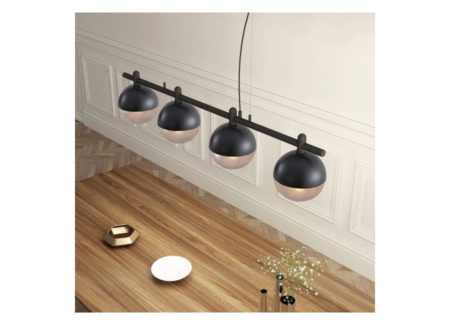 Lucande Dustian lámpara colgante, 4 luce