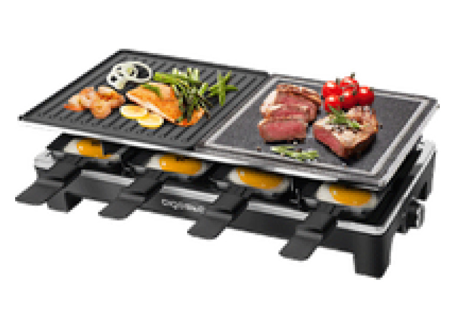🔥 Aigostar Bar 30REL: Raclette con piedra natural y parrilla reversible