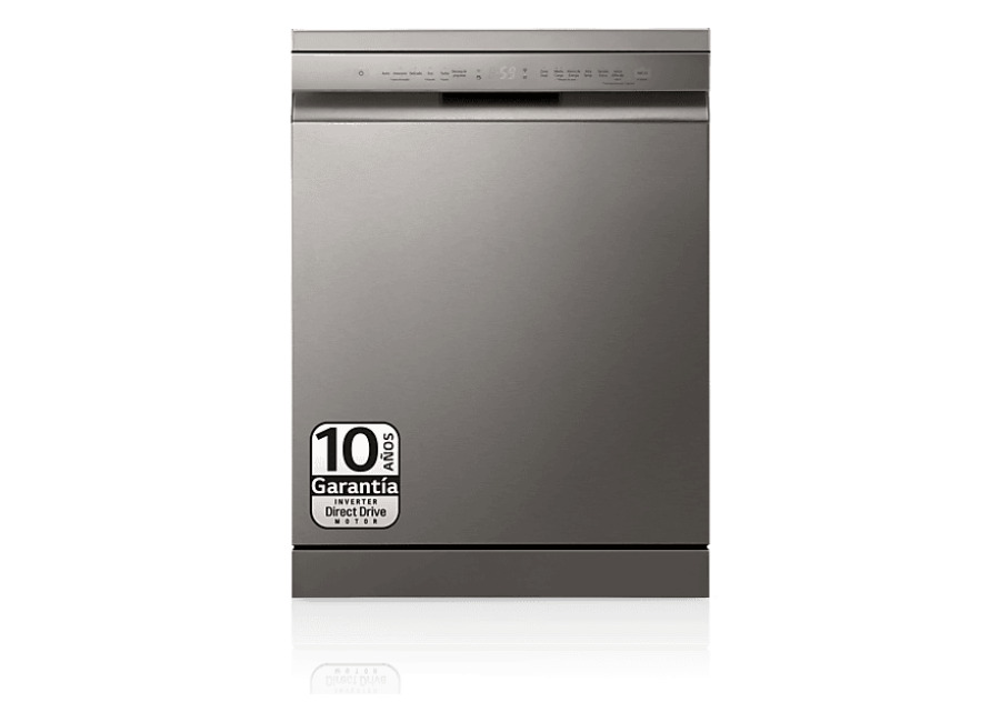 LG REACONDICIONADO Seminuevo Funcional Lavavajillas – LG DF355FP, 14 servicios, 9 programas, 60 cm, LED táctil, Tercera bandeja, QuadWash™, Inox