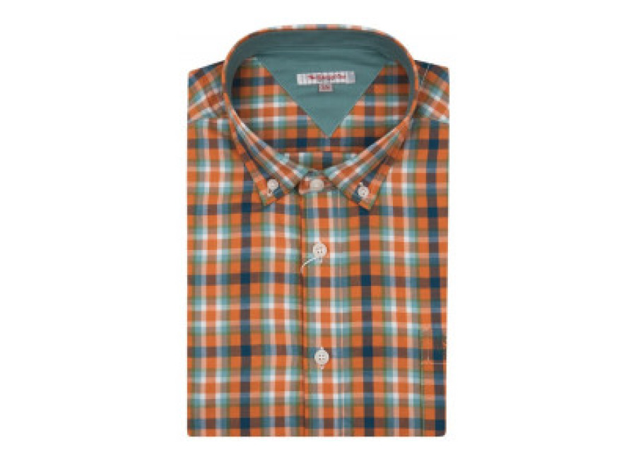 Camisa de Caza a Cuadros Clásica Rojo 4